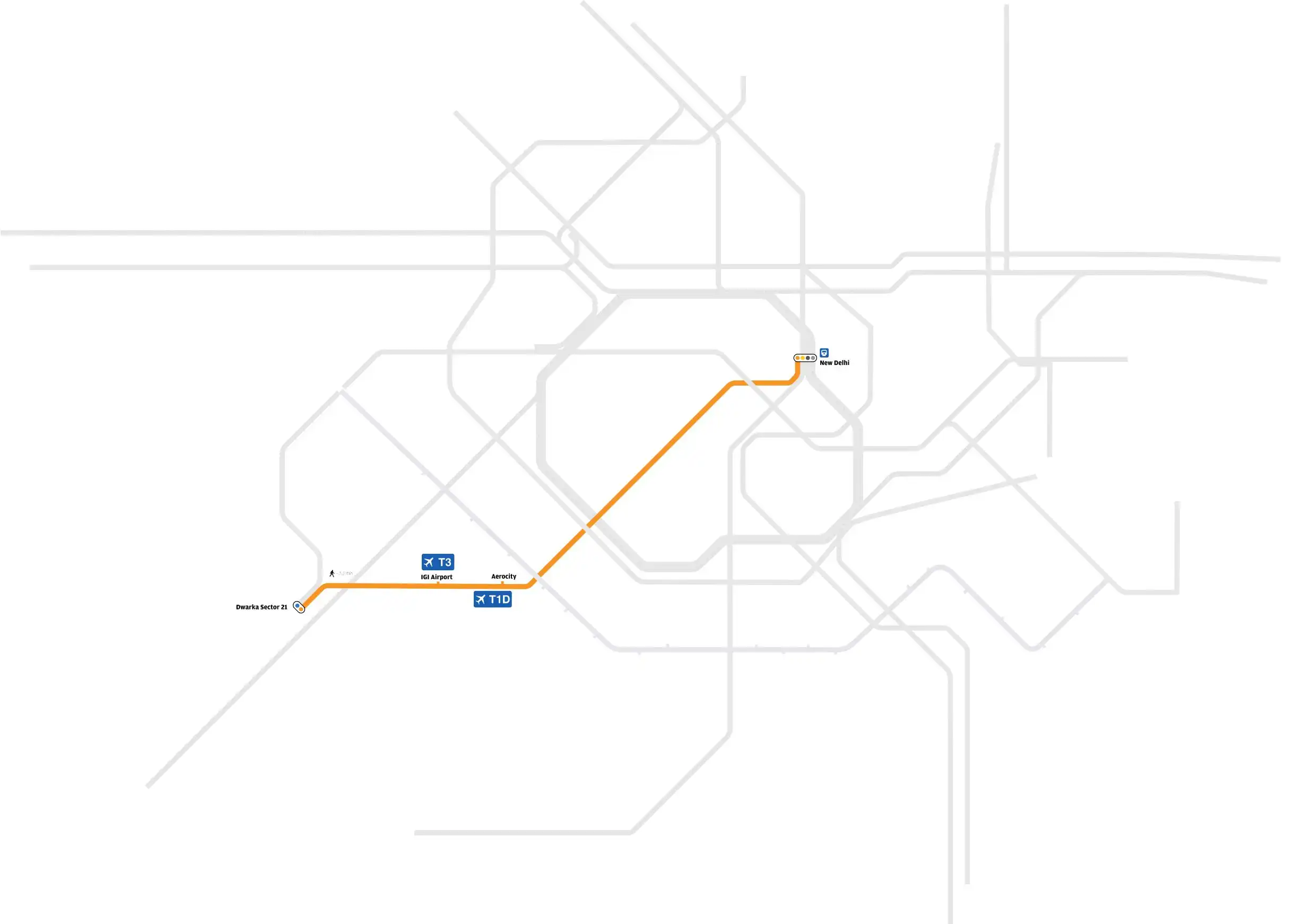 orange line map
